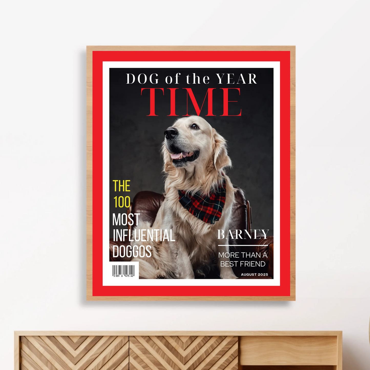 8x10 Natural Oak Frame