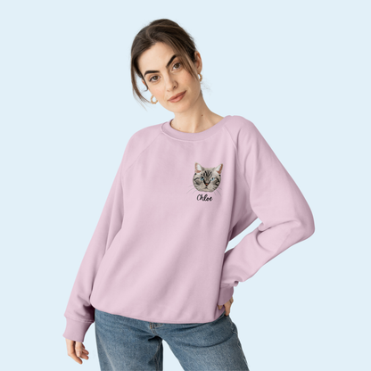 Pet Portrait Embroidered Sweatshirt