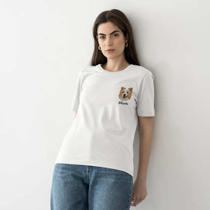 Pet Portrait Embroidered T-Shirt