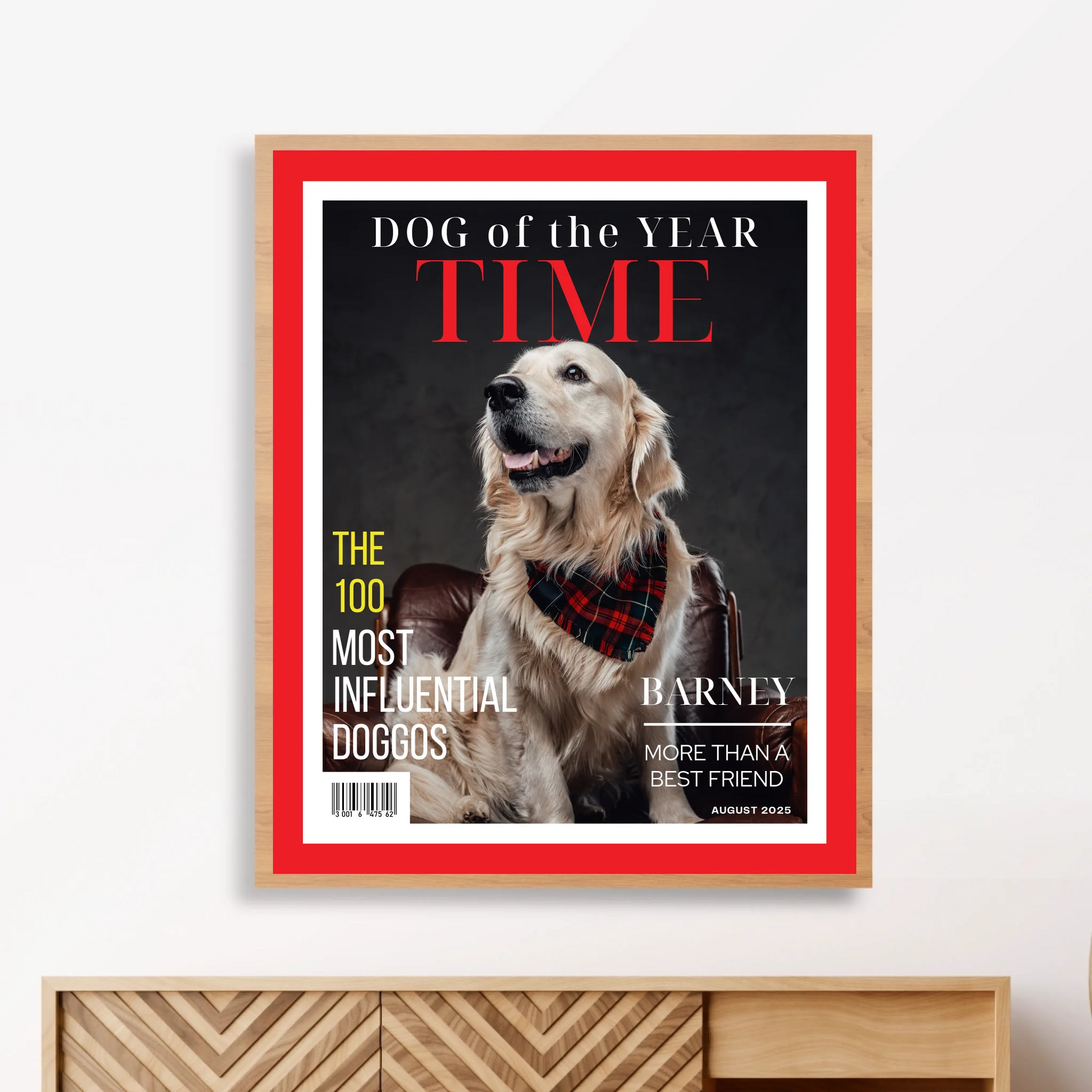 8x10 Natural Oak Frame