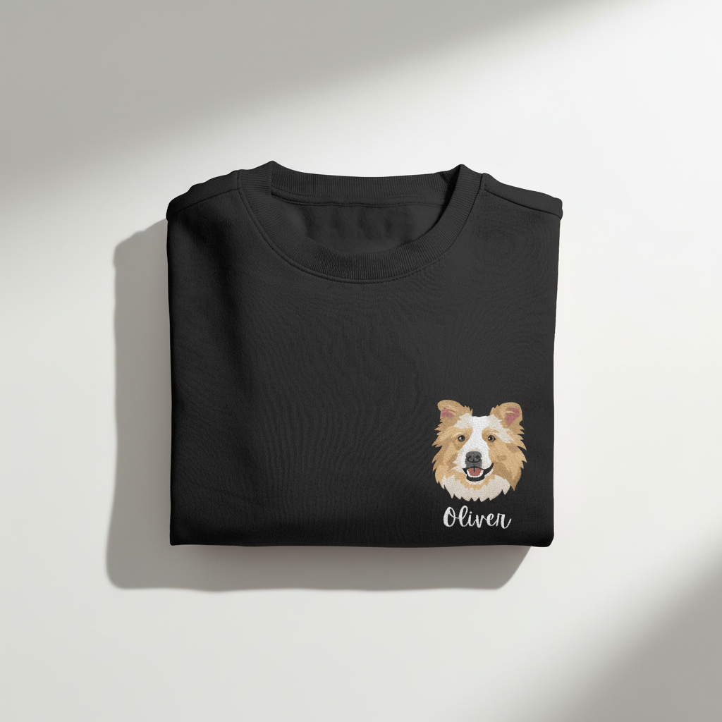 Pet Embroidered Sweatshirt
