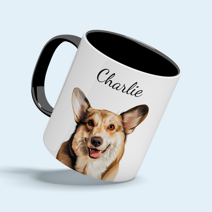 Ceramic Hand-Drawn Portrait Mug