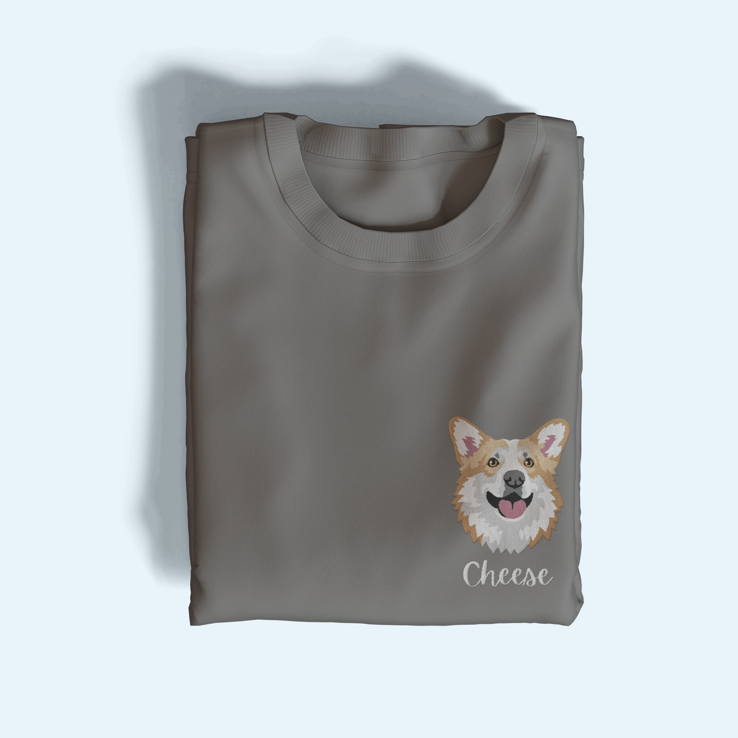 Pet Portrait Embroidered T-Shirt