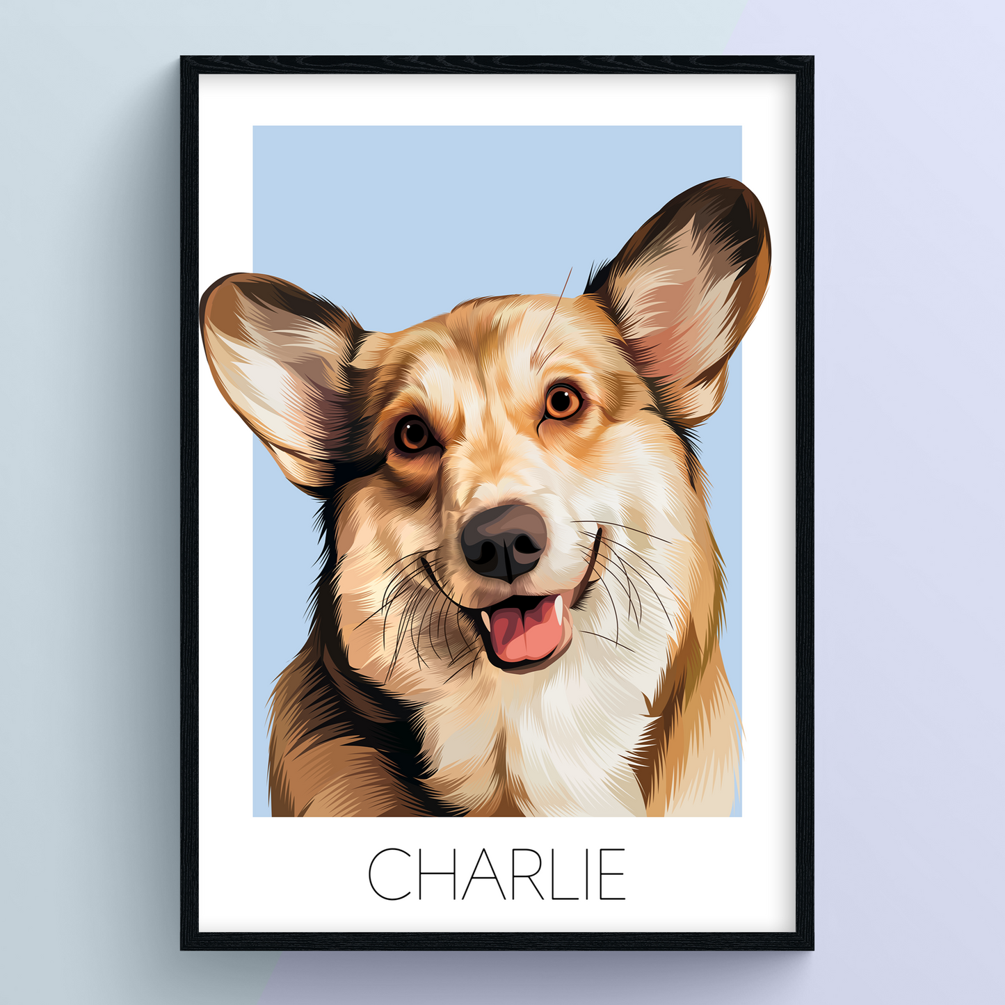 Hand-Drawn Pet Portrait