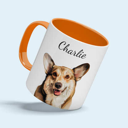 Ceramic Hand-Drawn Portrait Mug