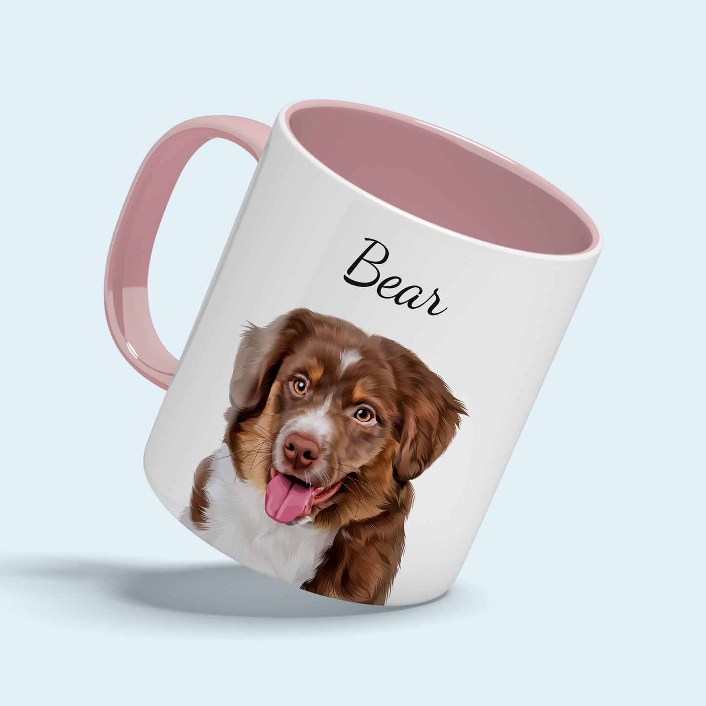 Ceramic Hand-Drawn Portrait Mug