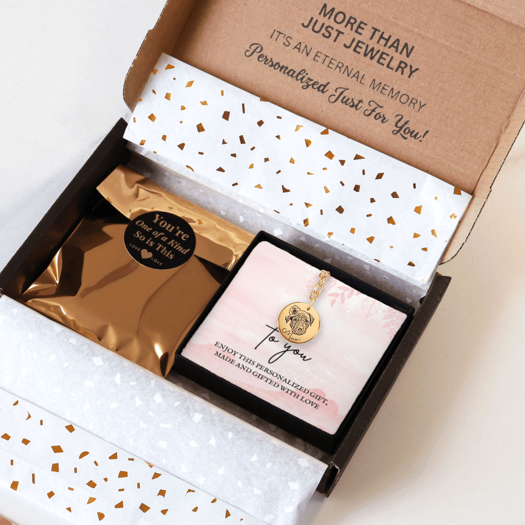 Dog Portrait Keychain