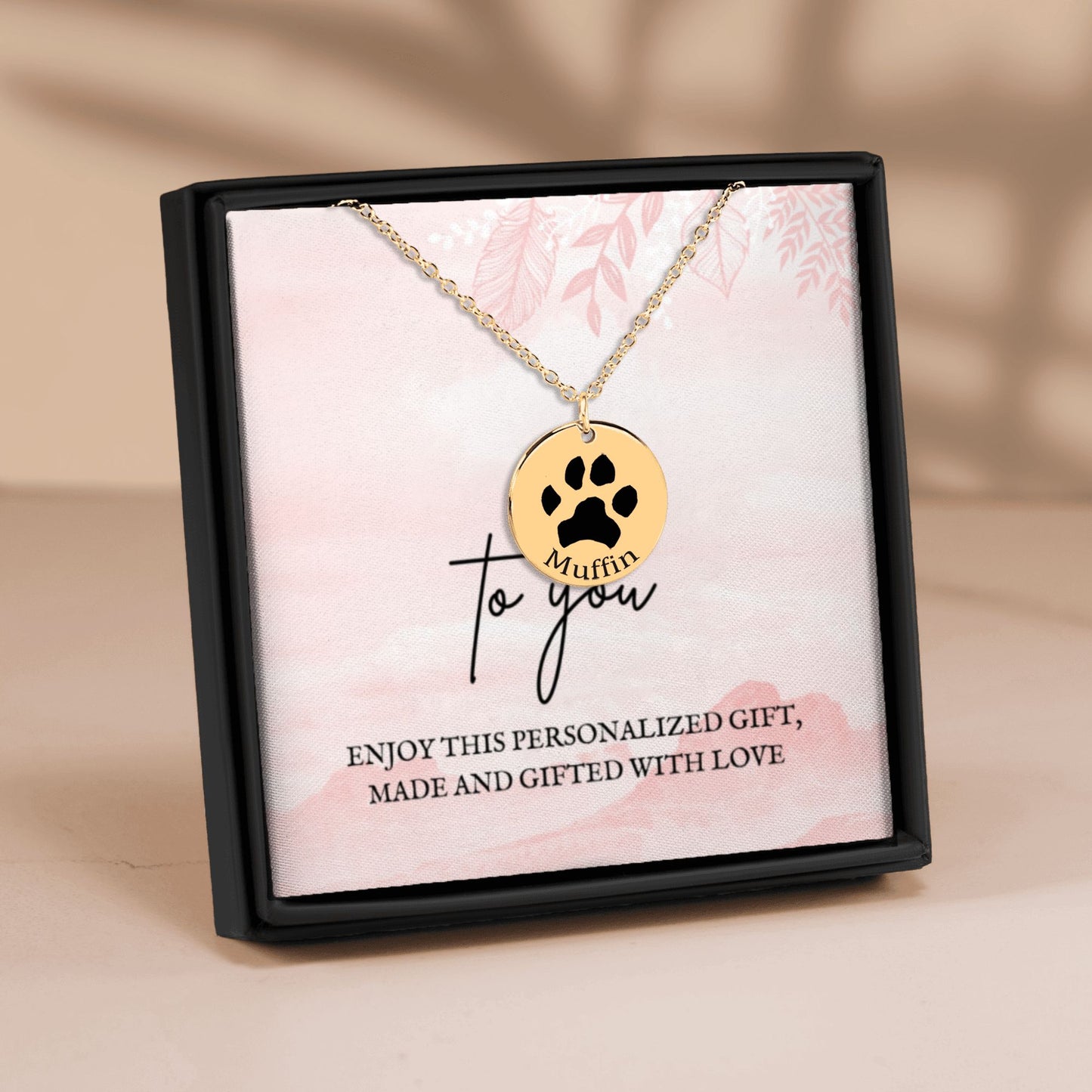 Paw Print Necklace