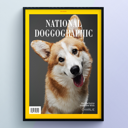 Pet Portrait Magazine Cover