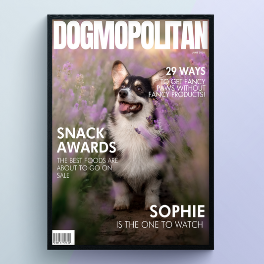 Pet Portrait Magazine Cover