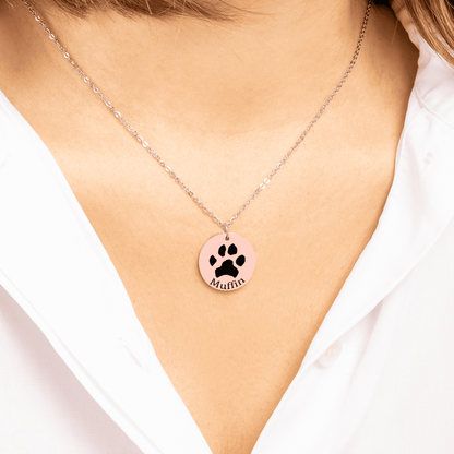 Paw Print Necklace