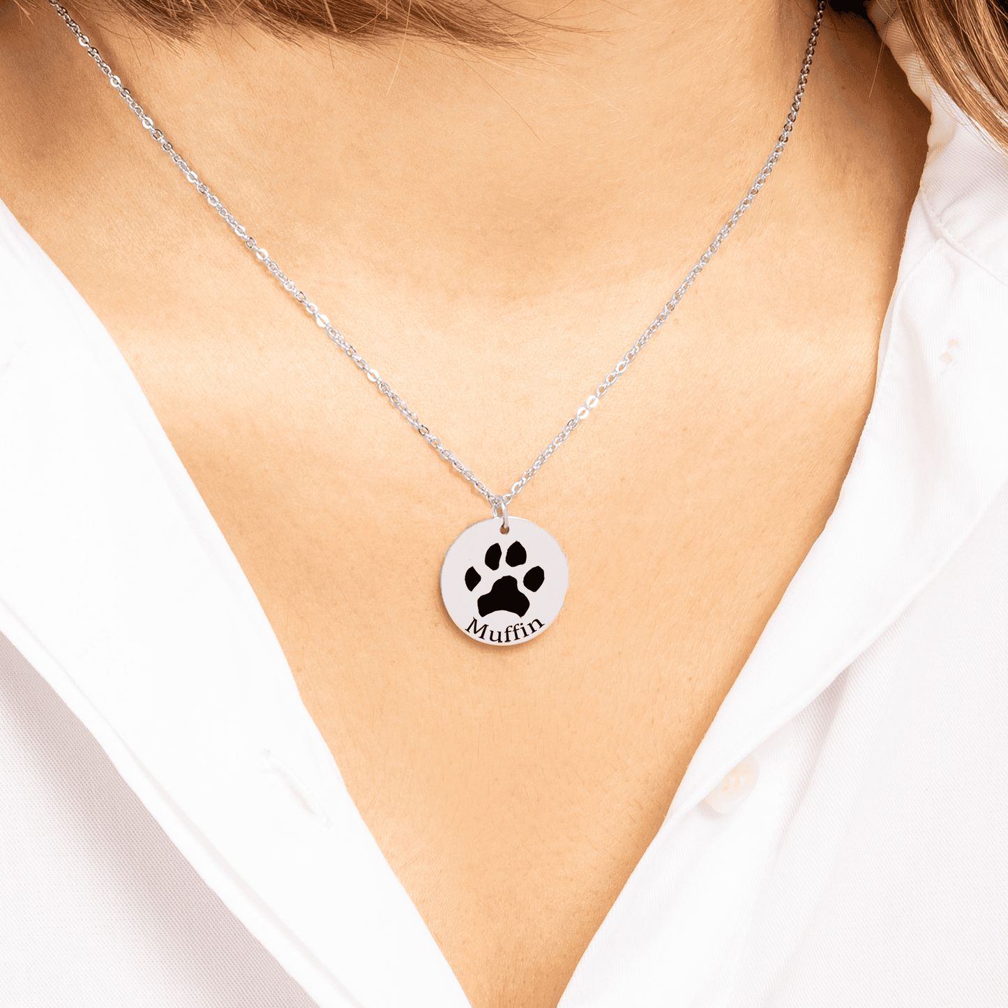 Paw Print Necklace