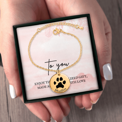 Paw Print Bracelet