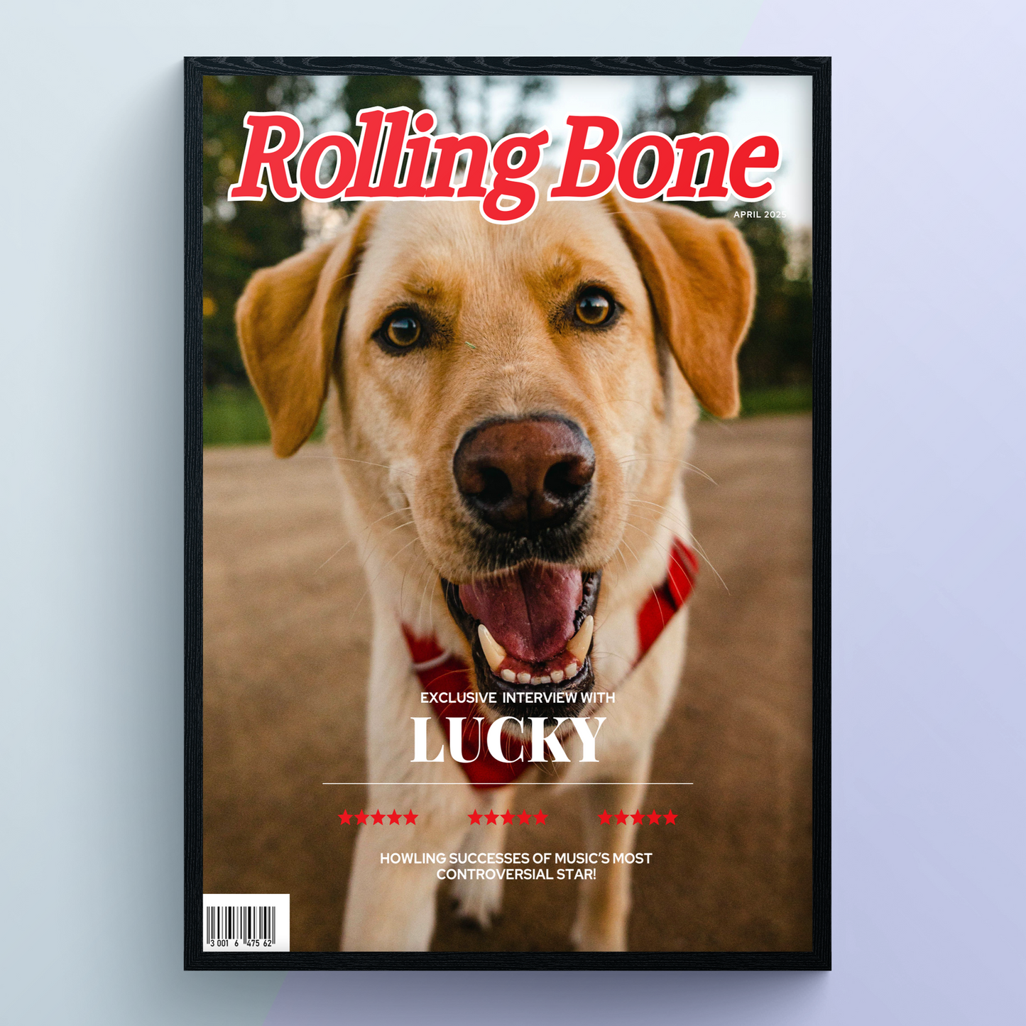 Pet Portrait Magazine Cover