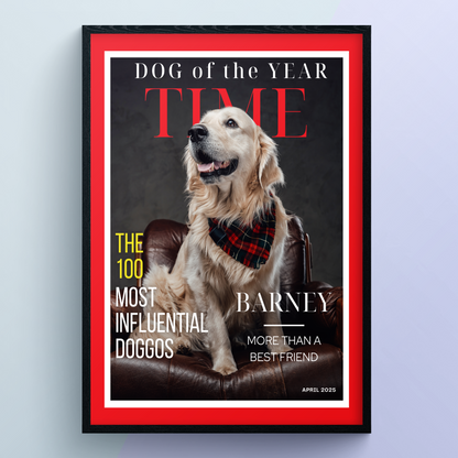 Pet Portrait Magazine Cover